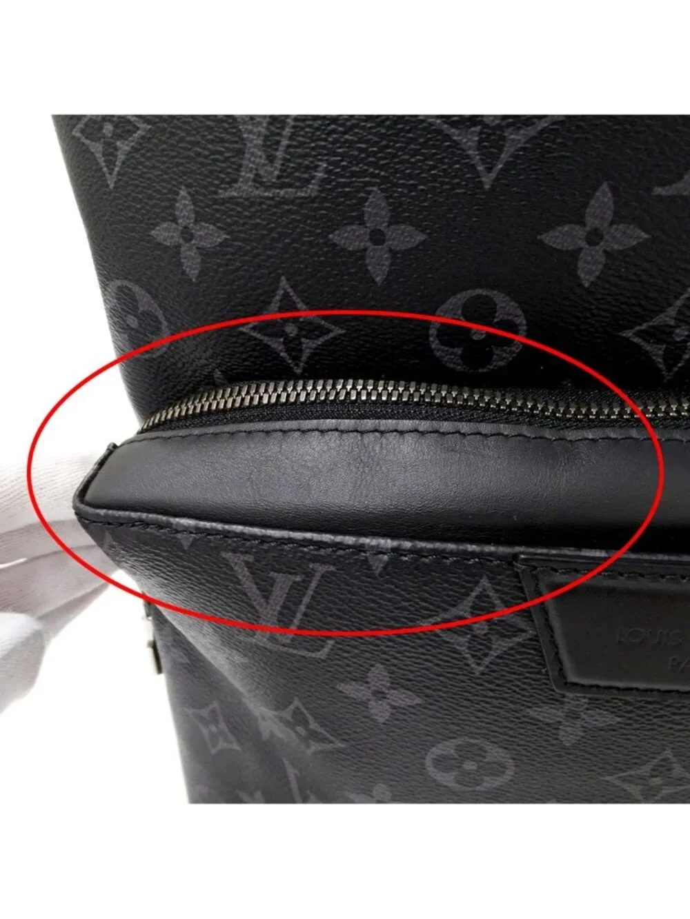 Louis Vuitton Monogram Eclipse Backpack Apollo Black